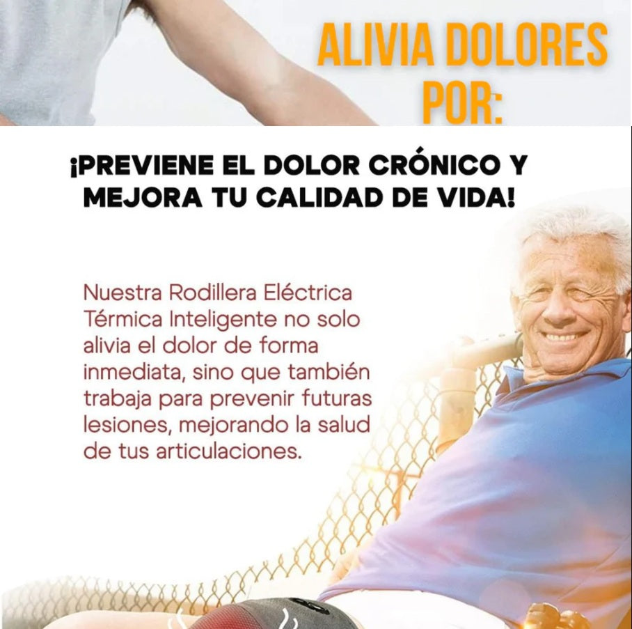 Rodillera Eléctrica TherapyKnee™ - Alivia el dolor con terapia de calor inteligente