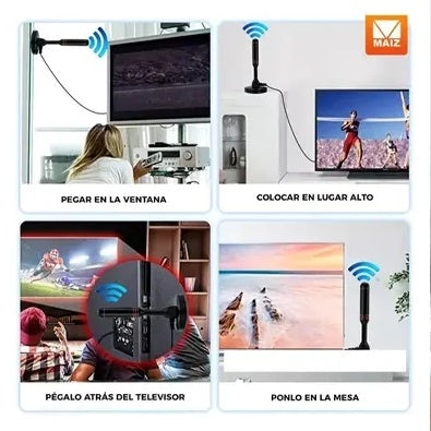 📡 Antena Digital TV: Canales Nacionales HD Sin Pagos Mensuales