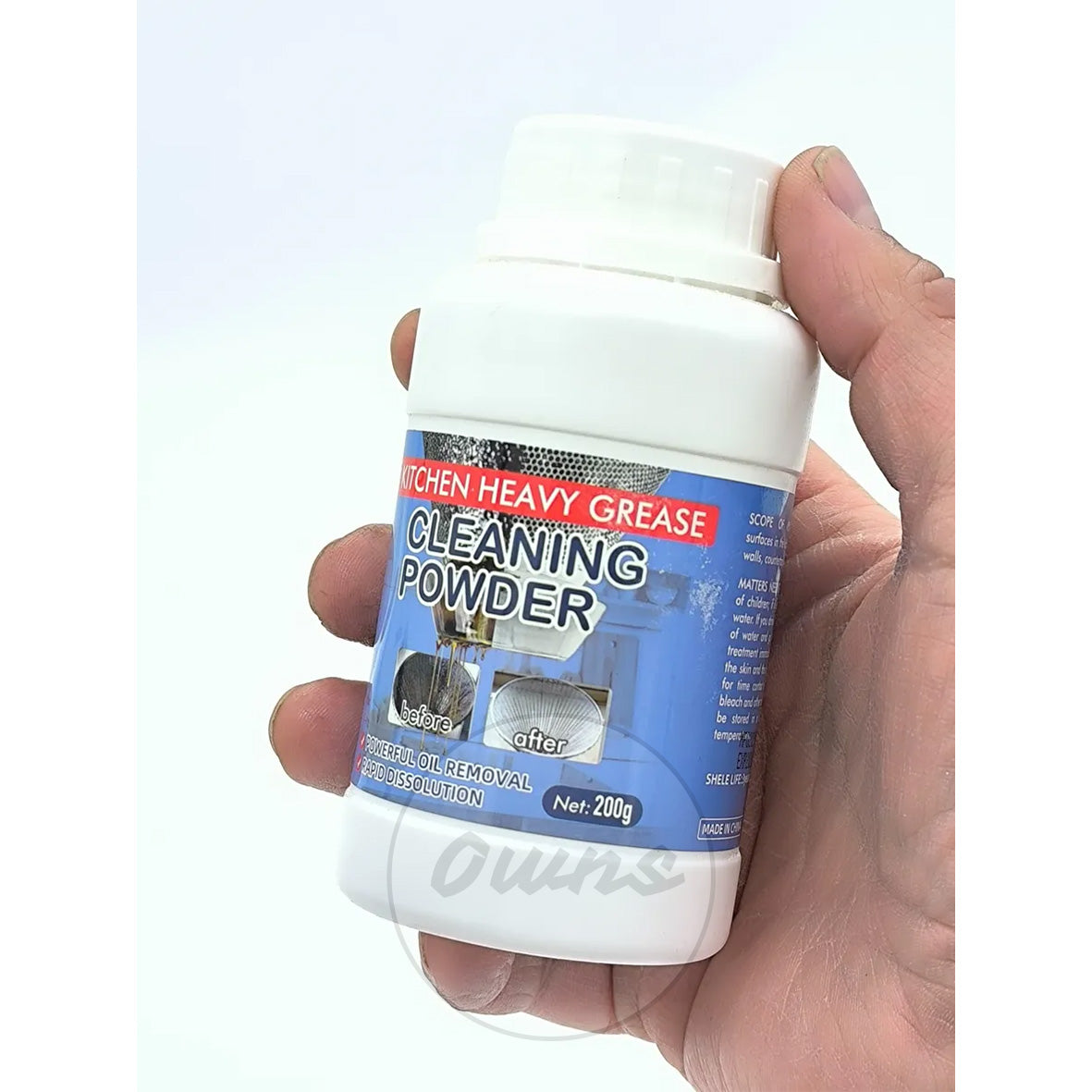 Polvo Limpiador UltraClean – Quita aceite y manchas – Superficies relucientes en minutos