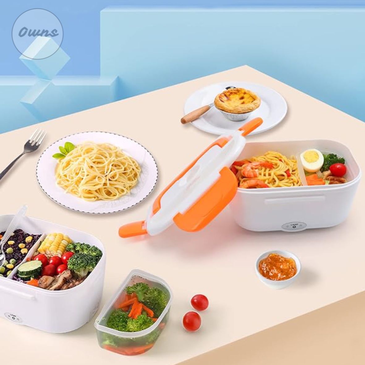 Lonchera Eléctrica HotEase™ - Tu comida caliente, donde quieras