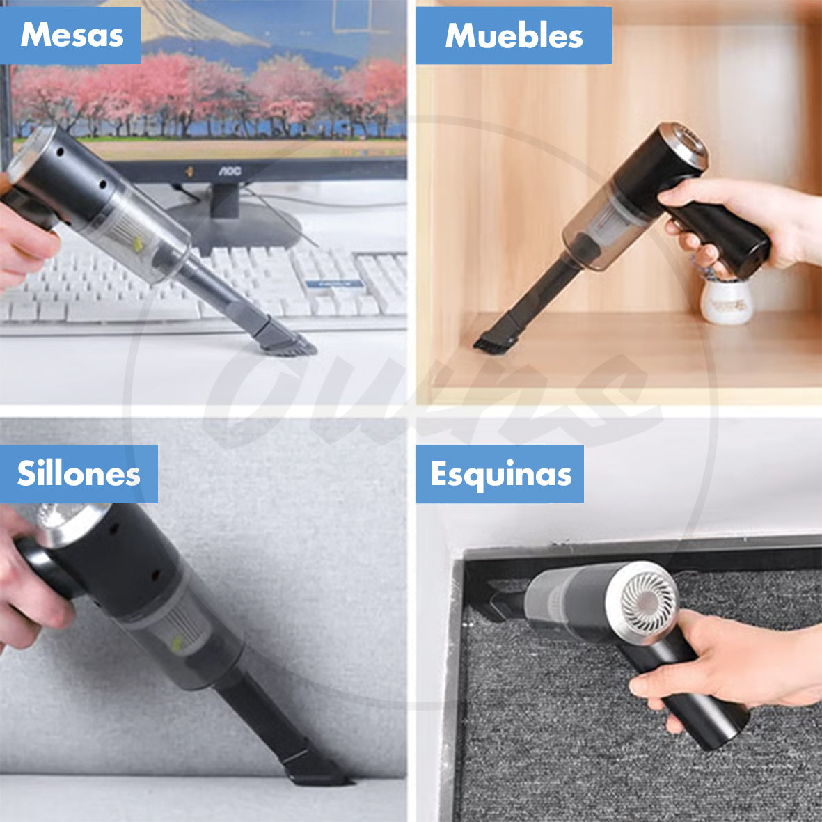 Mini Vacuum Pro – 3 funciones en 1 – Tu auto y hogar impecables en minutos