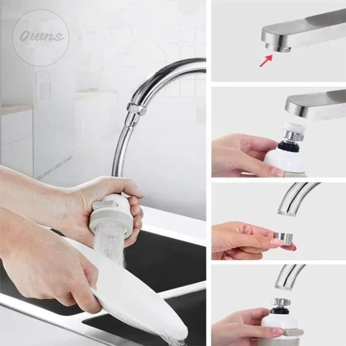 Grifo WaterMax Pro – Alta Presión – Lava más rápido y ahorra agua desde el primer día