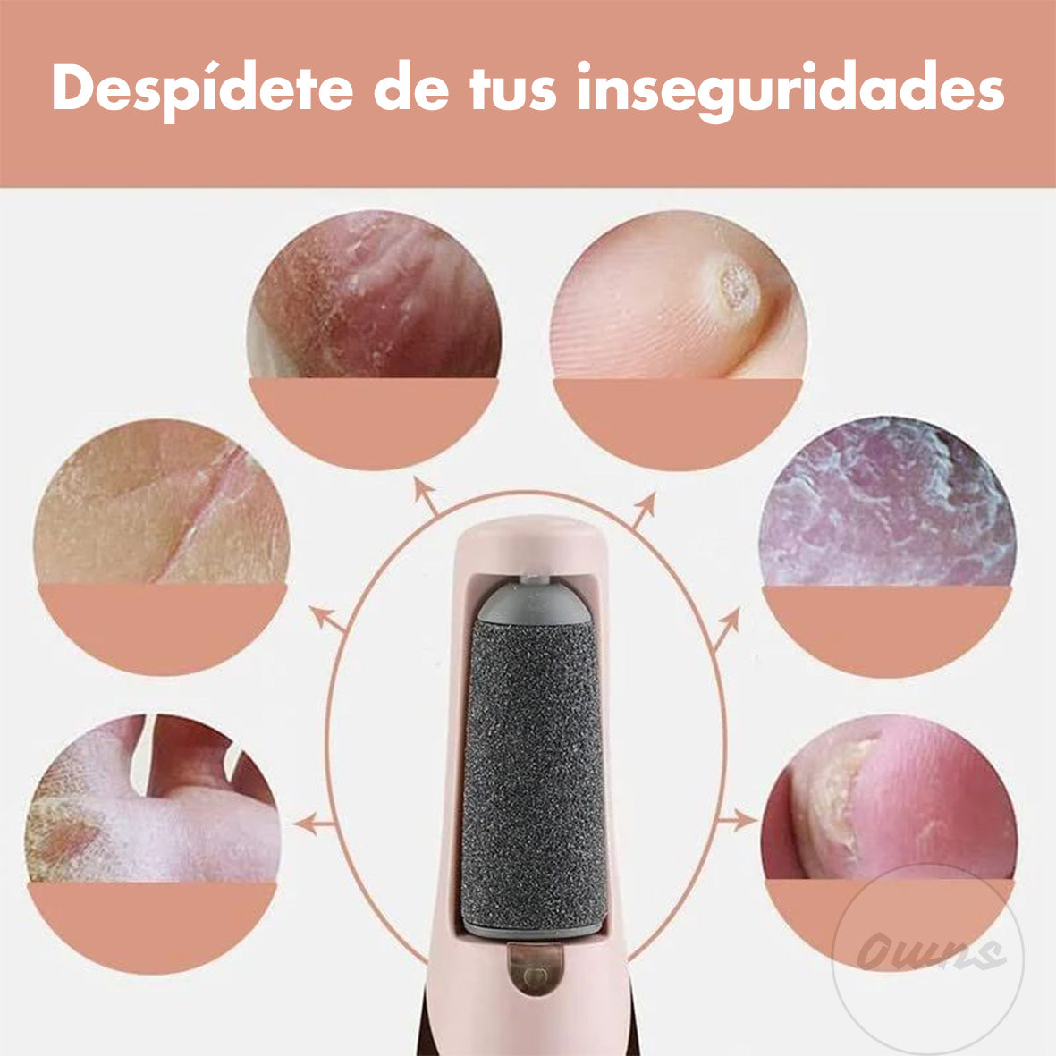 PediCare™ - Lima eléctrica recargable que elimina callos y deja tus pies suaves