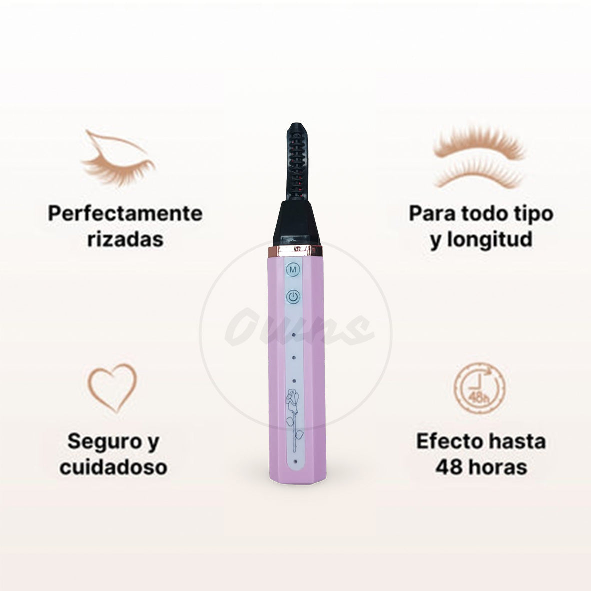 Encrespador Eléctrico LashUp™ – Pestañas rizadas y definidas en solo 10 segundos todo el día