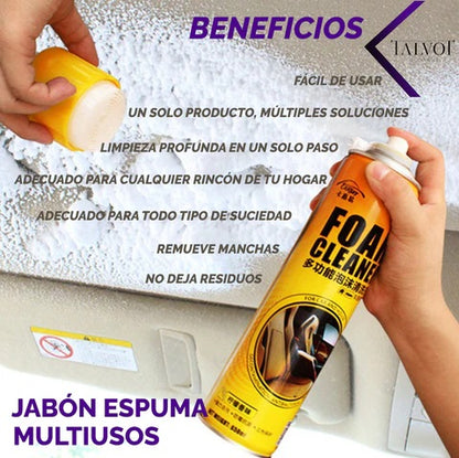 Foam Cleaner® - Quita Manchas Difíciles – Superficies Impecables en 5 Minutos
