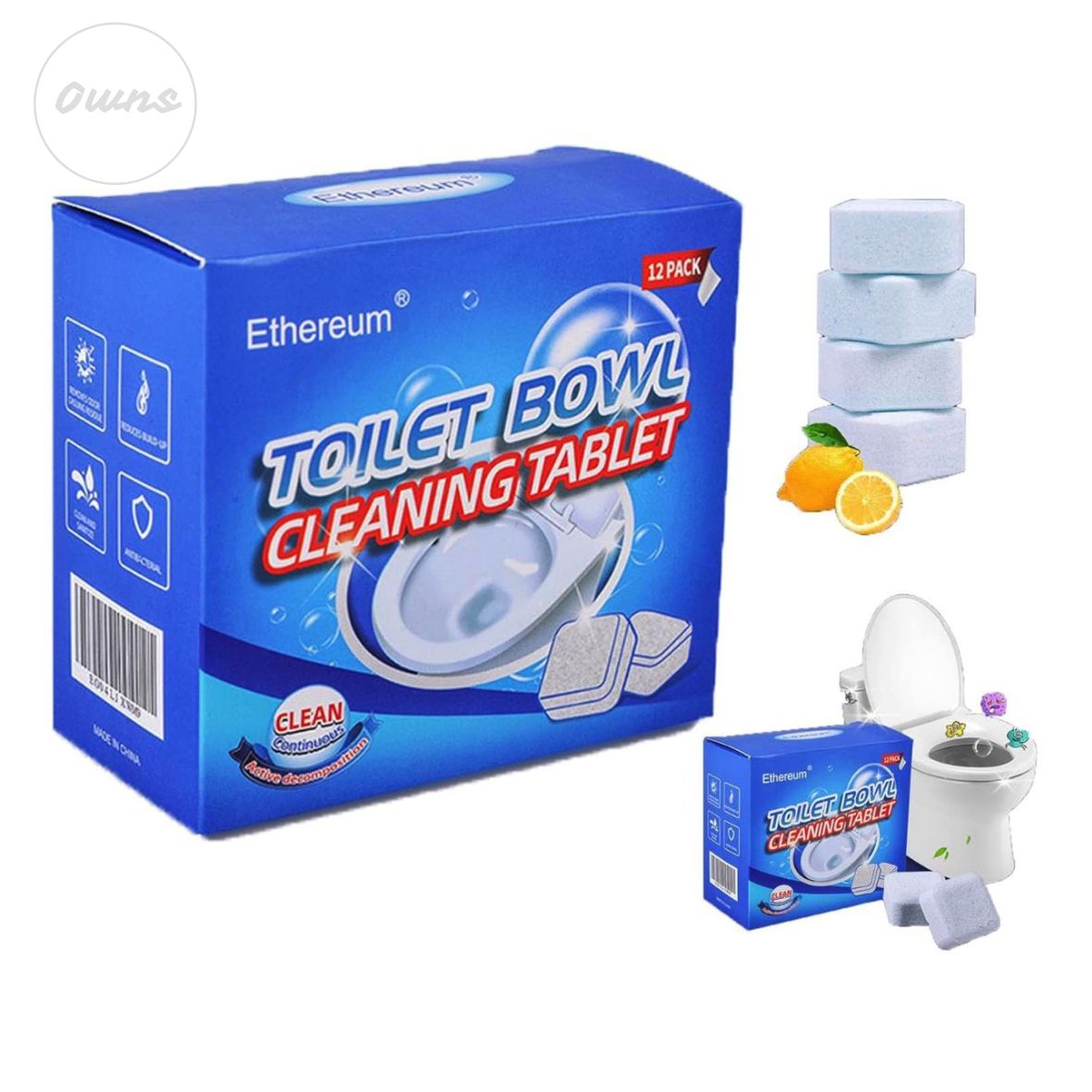 Tabletas FreshWave™ – Remueve suciedad y olor en minutos