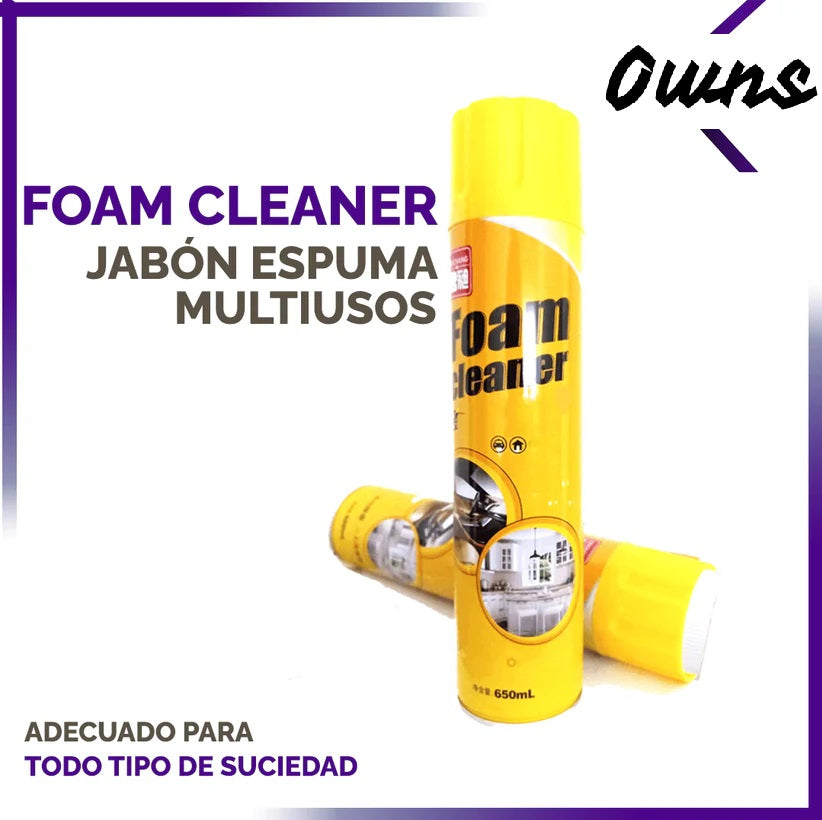 Foam Cleaner® - Quita Manchas Difíciles – Superficies Impecables en 5 Minutos