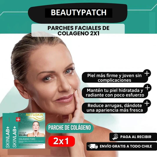 BeautyPatch™ - Parches de Colágeno Solubles - Reafirma y rejuvenece tu piel desde la primera semana