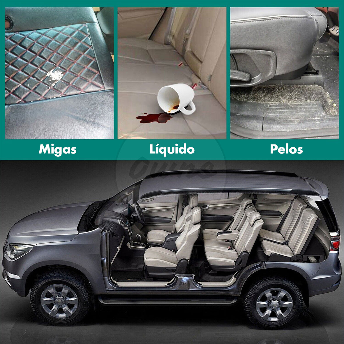 Mini Vacuum Pro – 3 funciones en 1 – Tu auto y hogar impecables en minutos