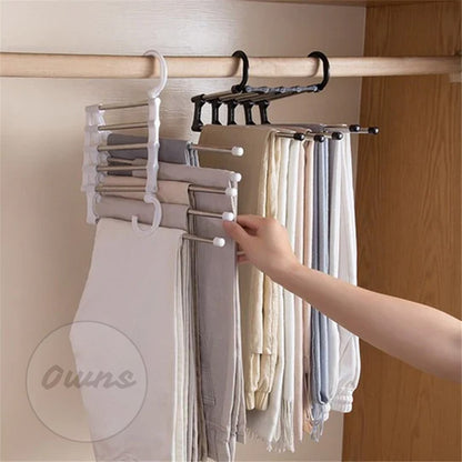 Percha 5 en 1 MaxOrder – Ahorra espacio – Transforma tu armario pequeño en un clóset funcional en minutos