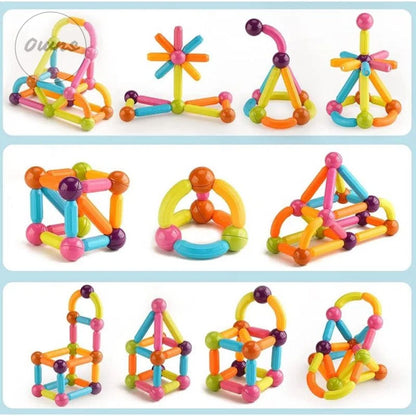 Juego Magnético CreaMind Blocks™ – Inspira imaginación y aprendizaje seguro