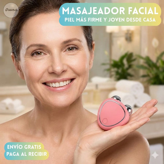 Masajeador Facial DermaGlow™ – Mejora la Firmeza y el Aspecto Joven