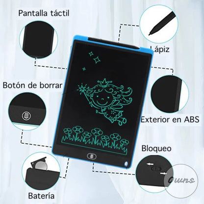 Pizarra LCD ColorGlow Kids™ – Imaginación activa sin distracciones digitales