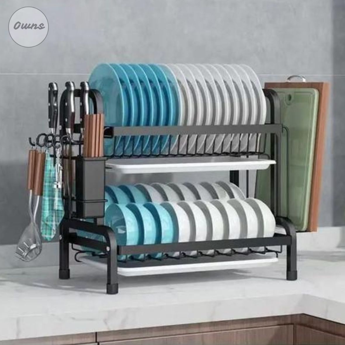 Escurridor DobleFlow™ – Maximiza el espacio de tu cocina con orden vertical