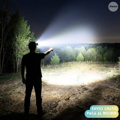 Linterna de Cabeza NightWay™ – Visión clara y estable para moverte con libertad al aire libre