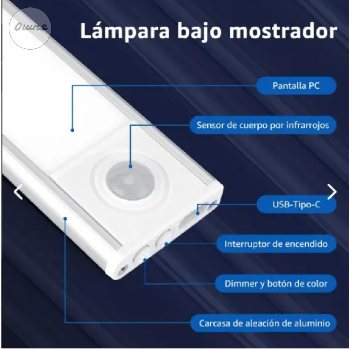 Luz LED Automática SmartBeam™ 30cm – Iluminación inteligente cuando la necesitas
