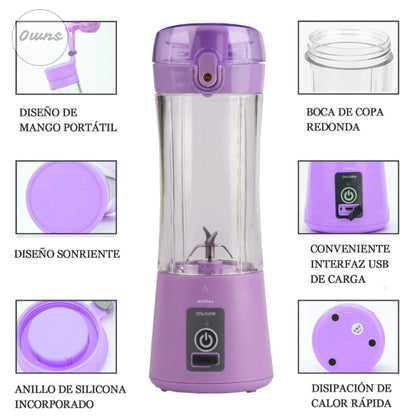 Mini Licuadora FitGo™  380 mL – Smoothies rápidos para días en movimiento