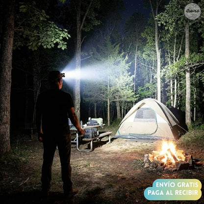 Linterna de Cabeza NightWay™ – Visión clara y estable para moverte con libertad al aire libre