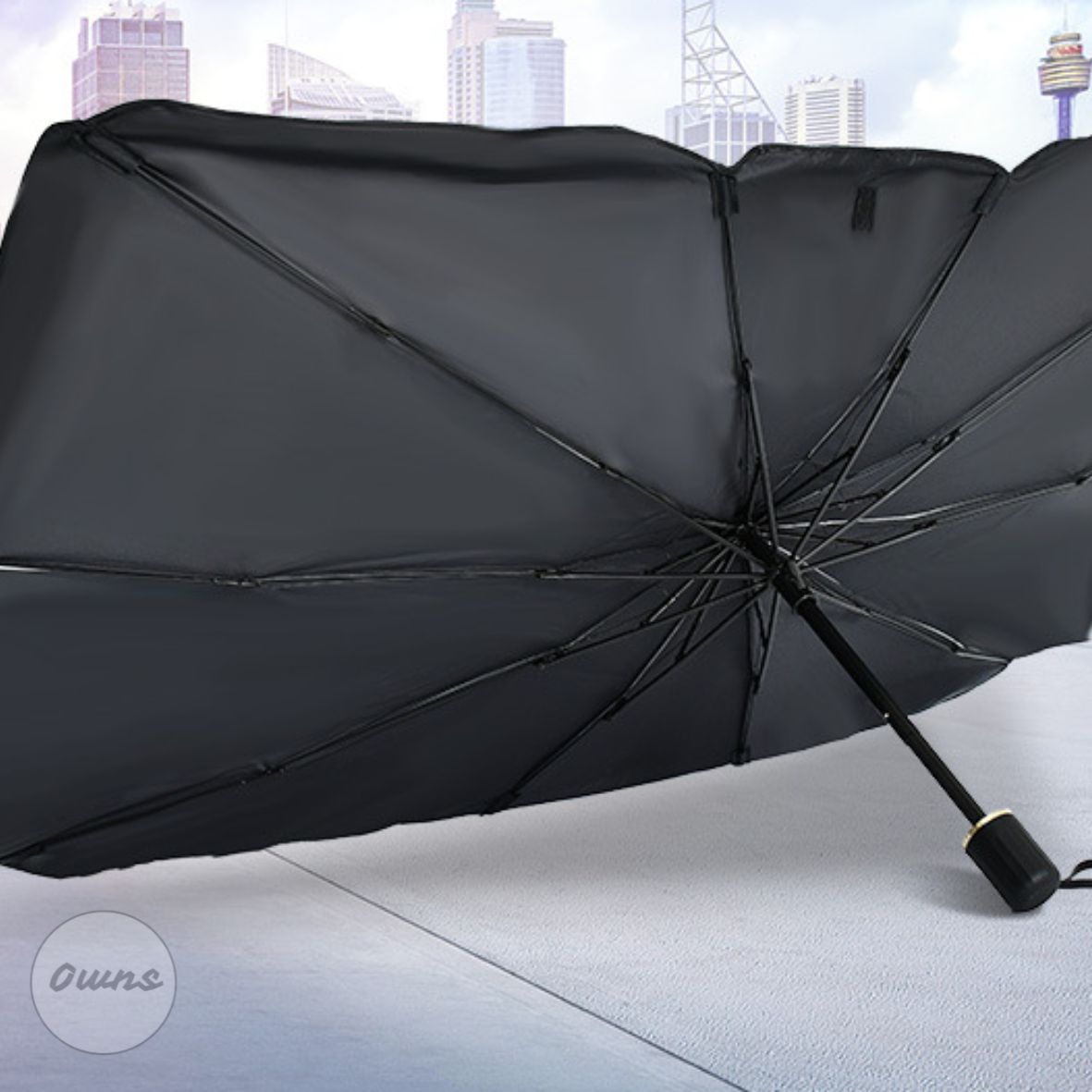 Parasol CoolDrive™ – Mantén tu auto y tus viajes siempre frescos
