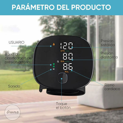 Tensiómetro VitaPulse™ – Controla tu presión donde sea y cuando sea