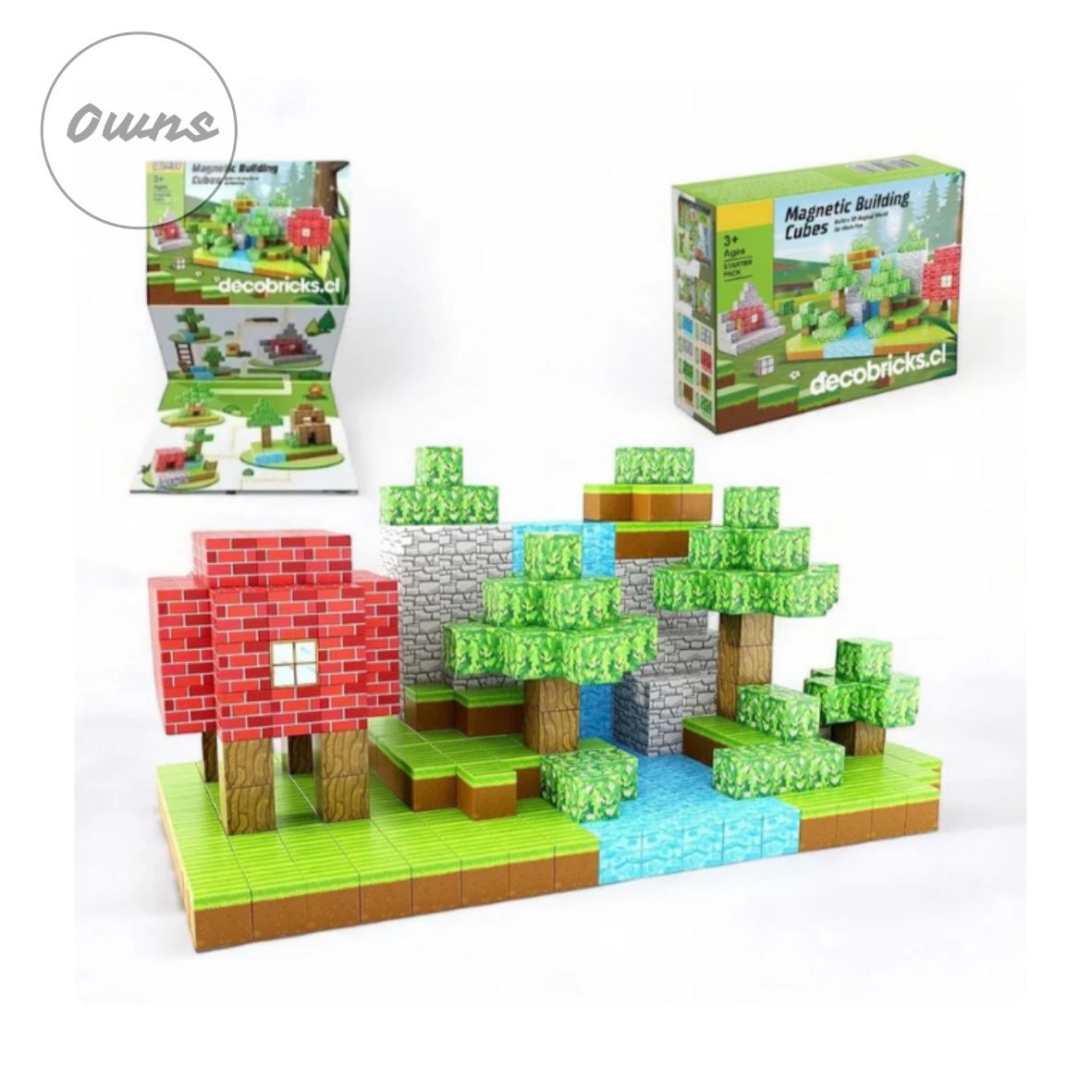 Bloques Magnéticos DecoBricks™ – Haz que tus hijos diseñen, creen y aprendan jugando