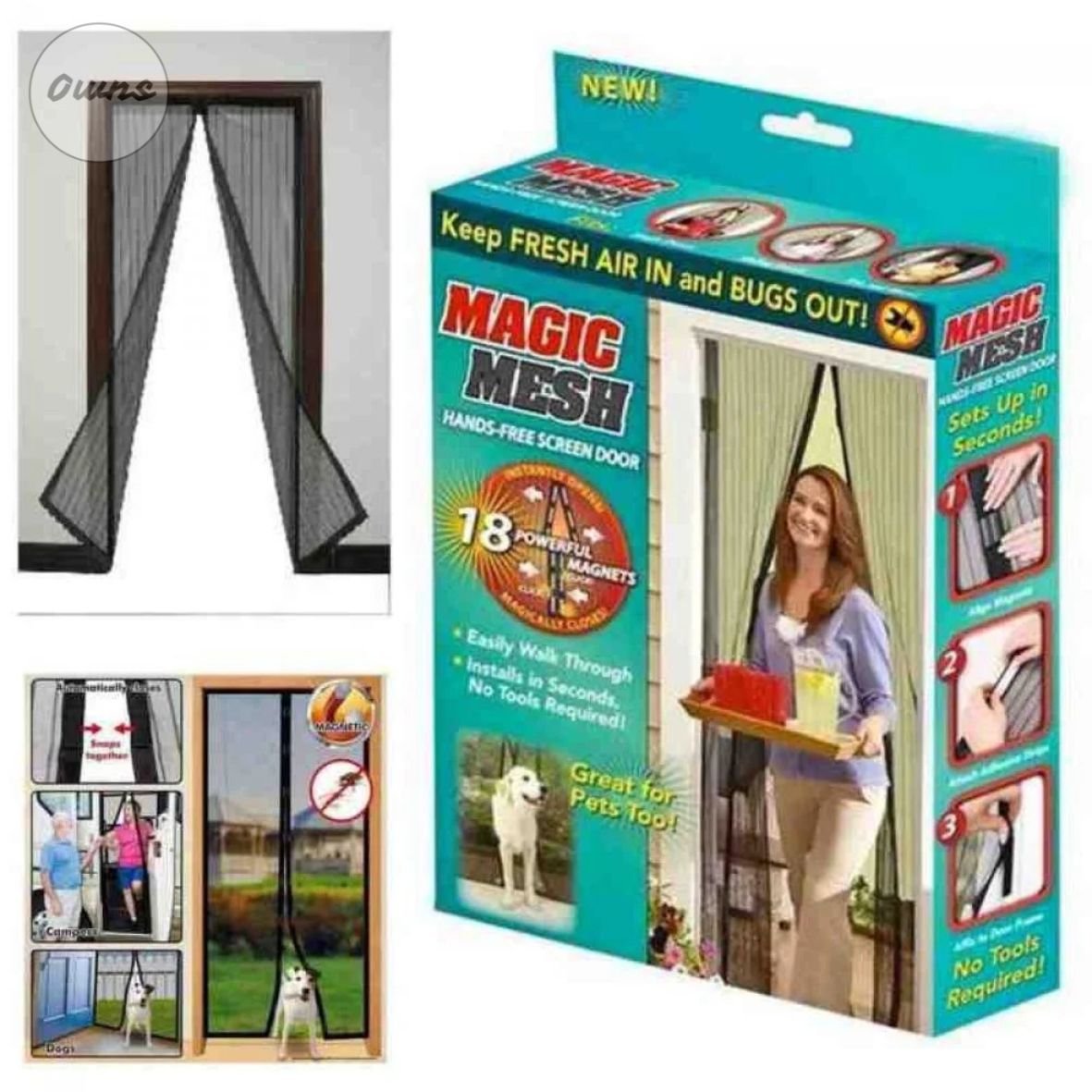 Malla Anti Insectos PureVent™ – Disfruta el Aire Limpio sin Mosquitos