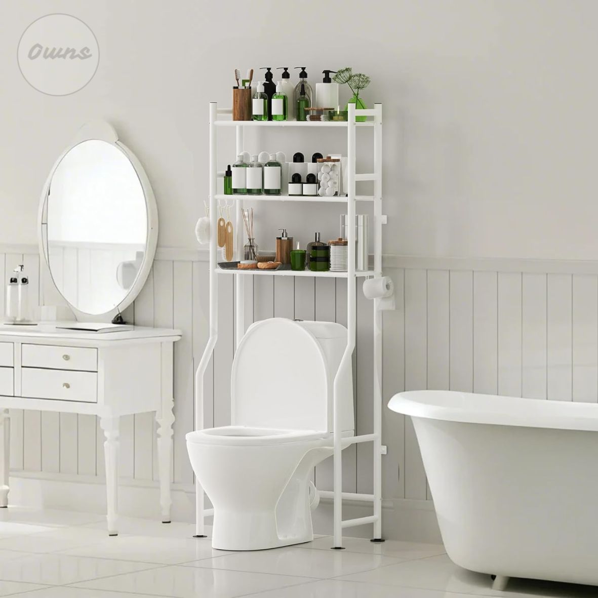 Estantería Organizadora SpaceLift™ – Ordena tu baño y gana espacio sin perforar