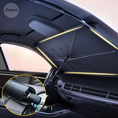 Parasol CoolDrive™ – Mantén tu auto y tus viajes siempre frescos
