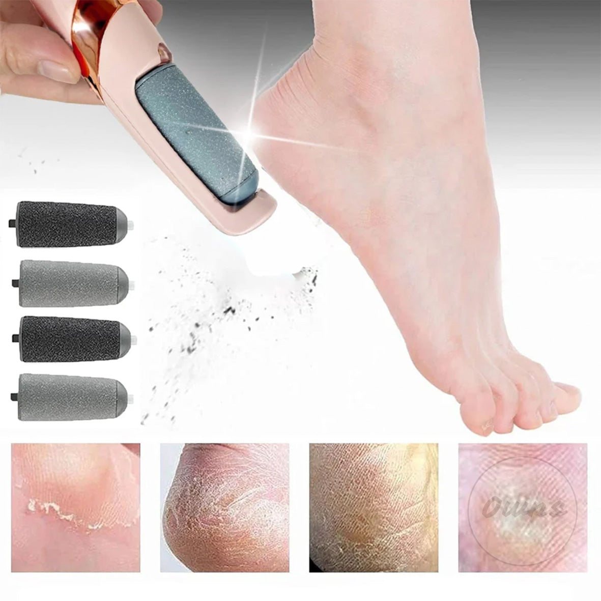PediCare™ - Lima eléctrica recargable que elimina callos y deja tus pies suaves