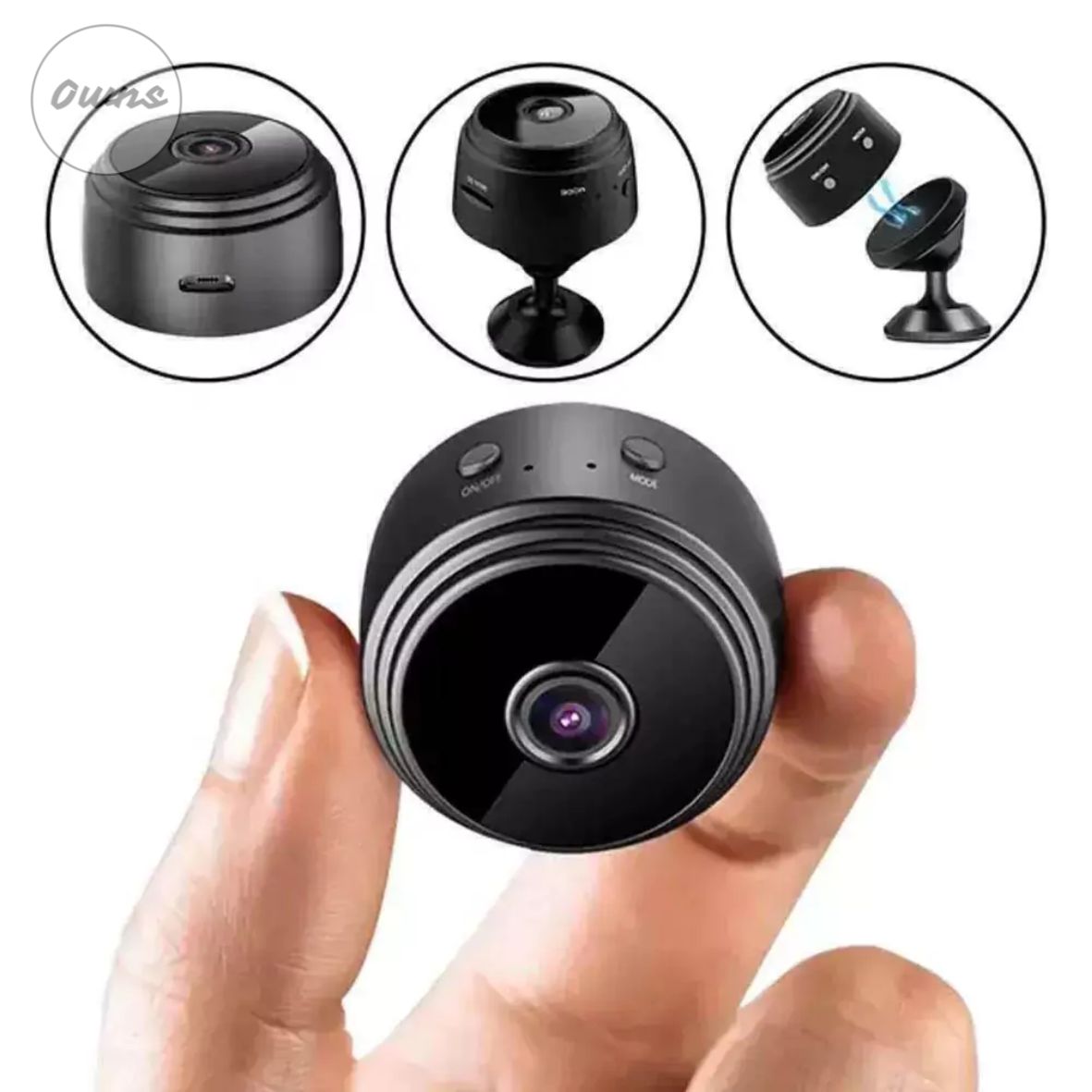 Mini Cámara HomeGuard™ A9 - Observa lo que pasa en casa, estés donde estés