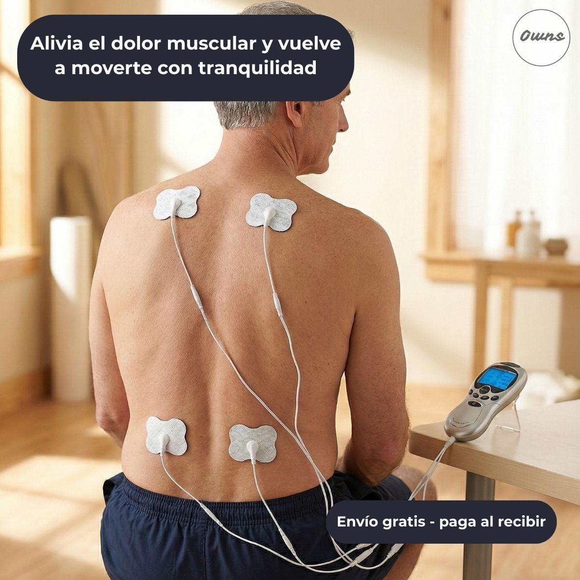 Electroestimulador Muscular ReliefX™ – Reduce molestias y mejora la recuperación