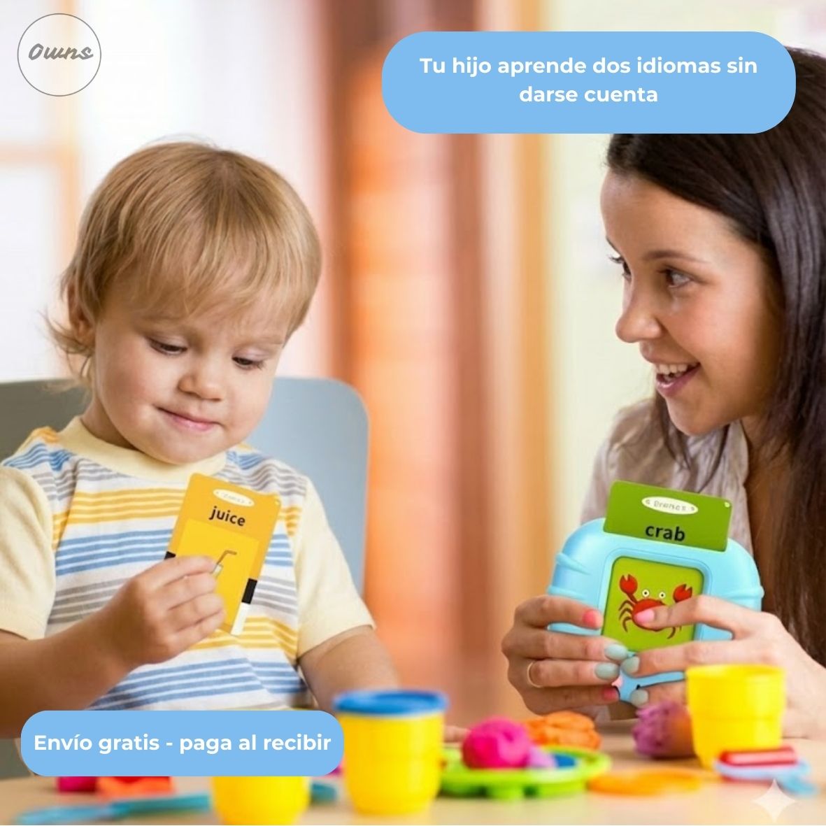 Lector de Tarjetas KidLingo™ – Inglés y español mientras juega y aprende