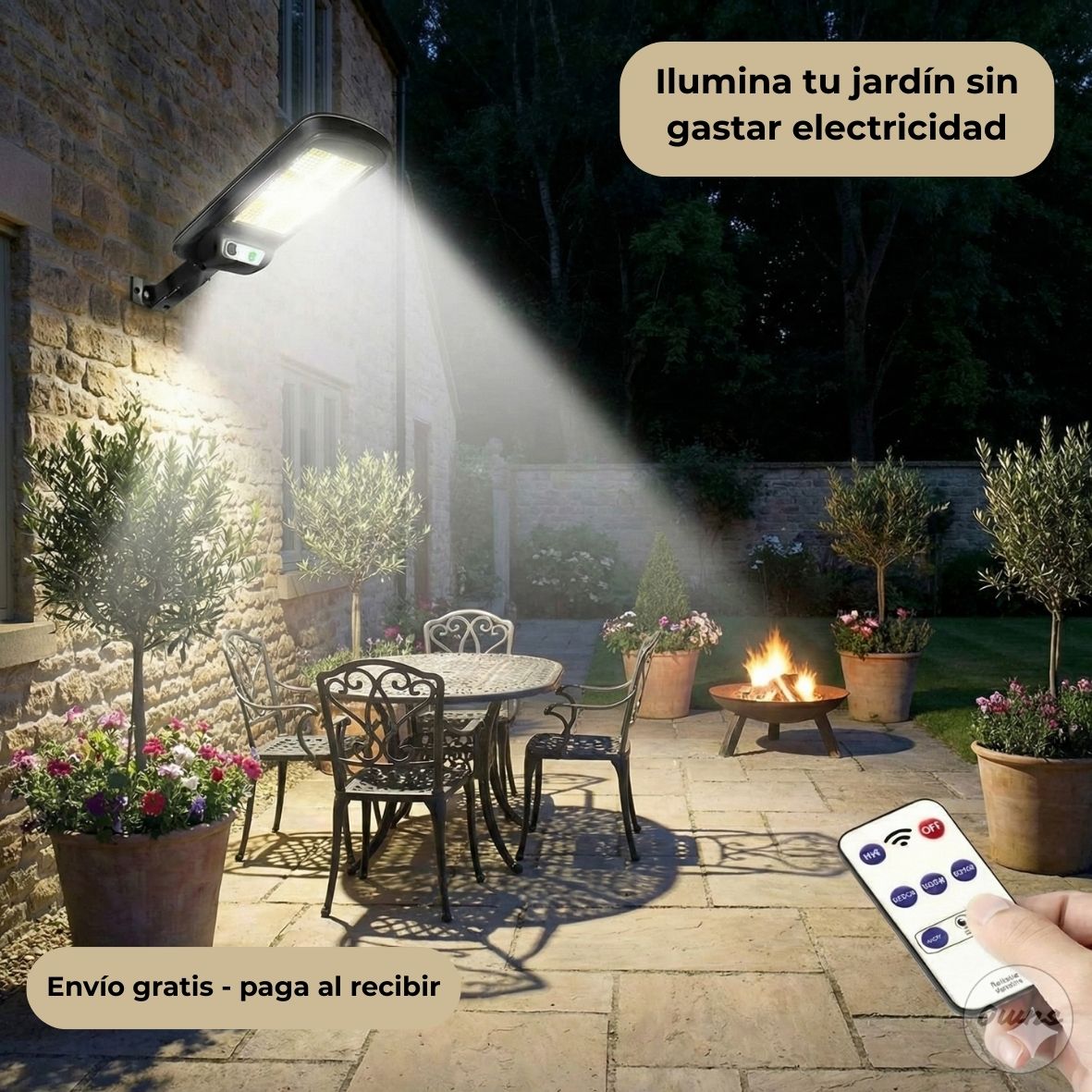 Foco Solar Soluxe™ - Ilumina cuidando el planeta