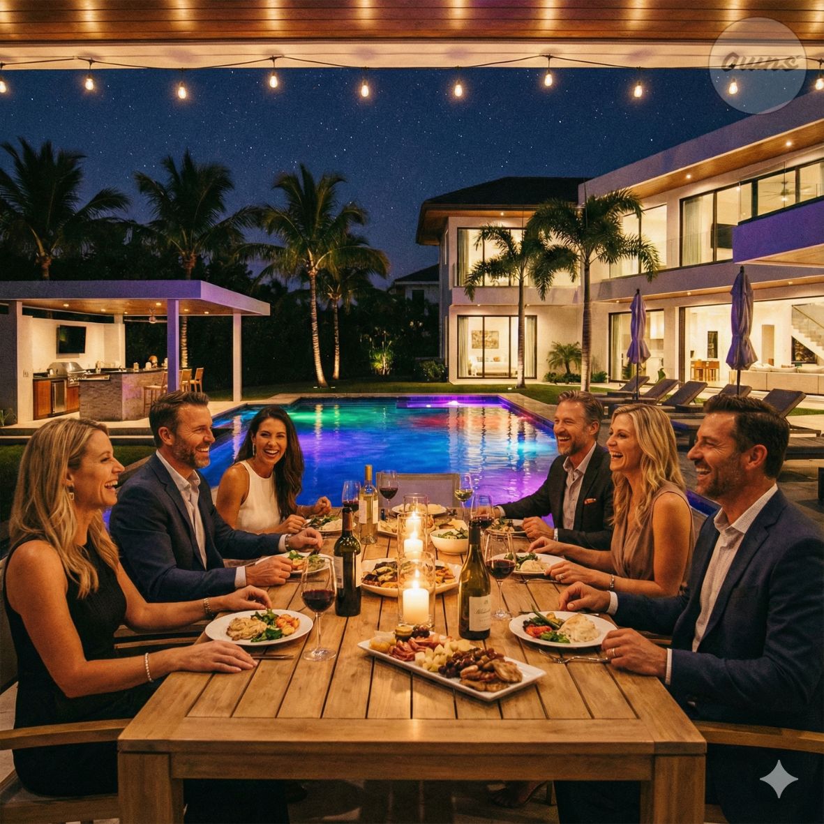 Luz LED Subacuática AquaMood™ – Iluminación decorativa para disfrutar tu piscina de noche