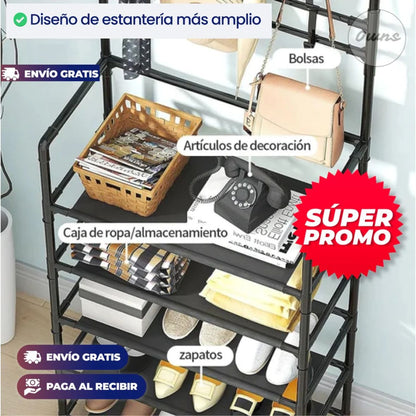 Zapatero ElitePro™ – Organiza tus zapatos y ahorra espacio en tu hogar