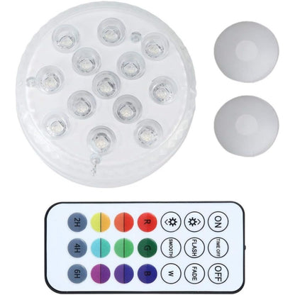 Luz LED Subacuática AquaMood™ – Iluminación decorativa para disfrutar tu piscina de noche
