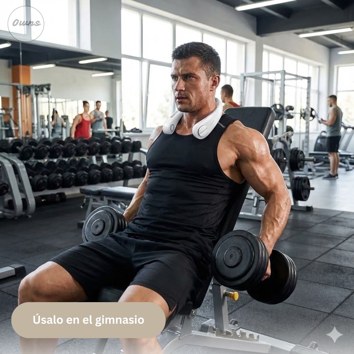 Ventilador de Cuello CoolMotion™ – Frescura constante para tu diario vivir