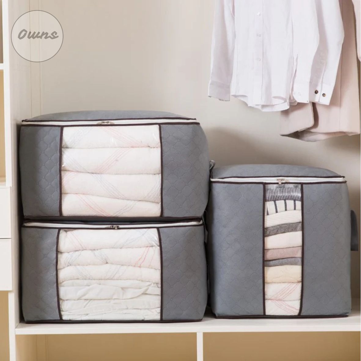 Organizadores FoldEase™ (PACK DE 3 UNIDADES) – Organización práctica para un hogar sin estrés