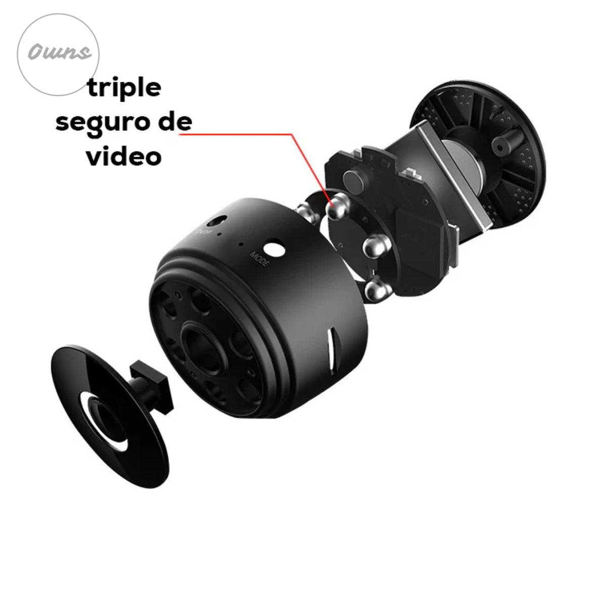 Mini Cámara HomeGuard™ A9 - Observa lo que pasa en casa, estés donde estés