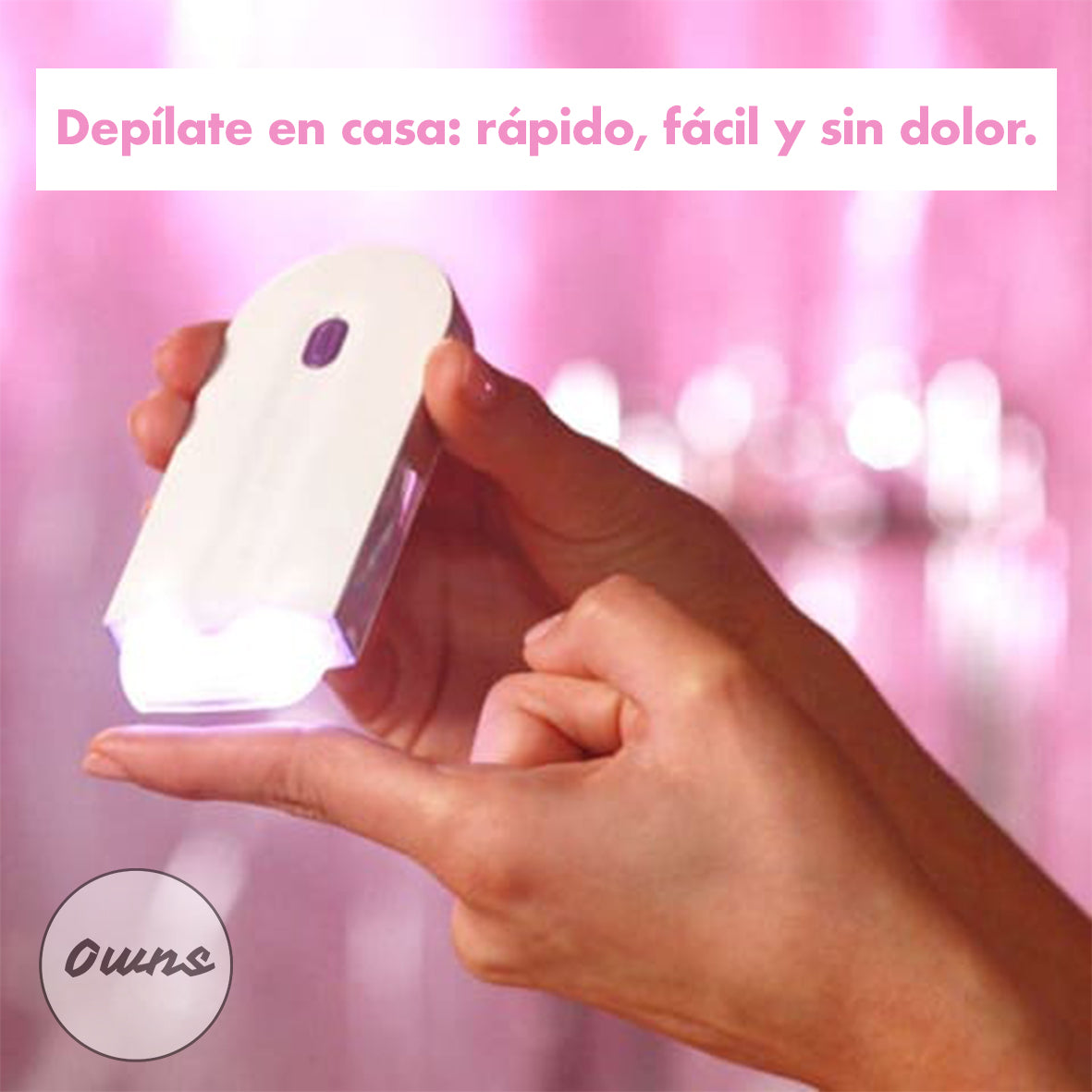Depiladora Láser DepiPRO – Depila sin dolor – Piel suave y lista en minutos